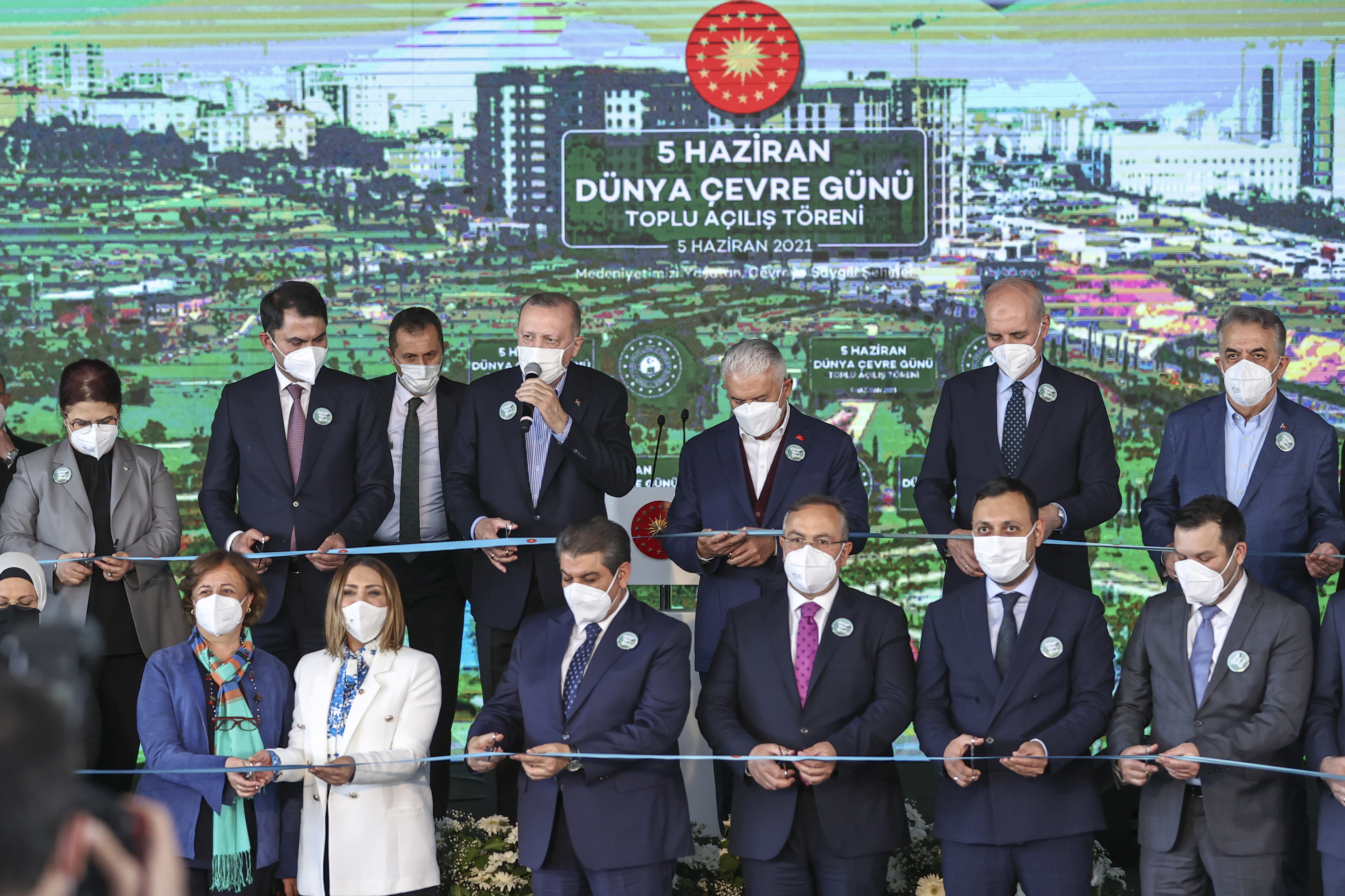 Cumhurbaşkanı Erdoğan Pendik Millet Bahçesi açılışında konuştu