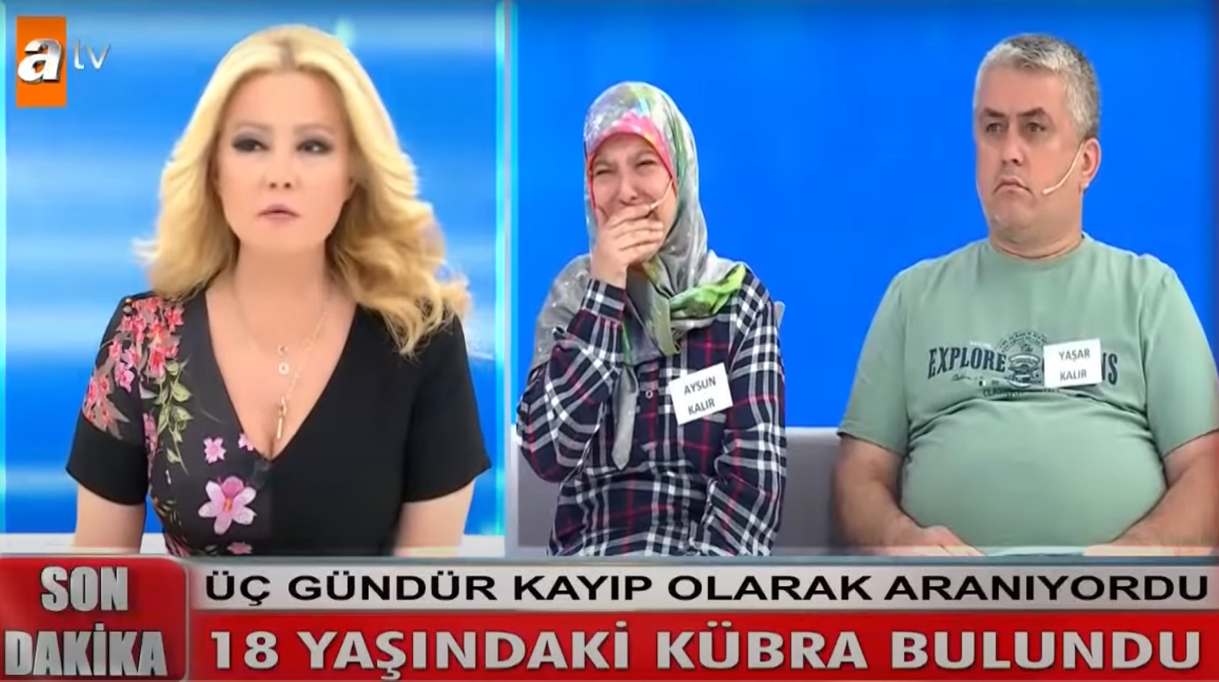Müge Anlı'da stüdyoyu karıştıran olay: 'Dondurma almaya' diyerek çıkan Kübra Kalır, evli ve iki çocuk babası adama kaçmış!