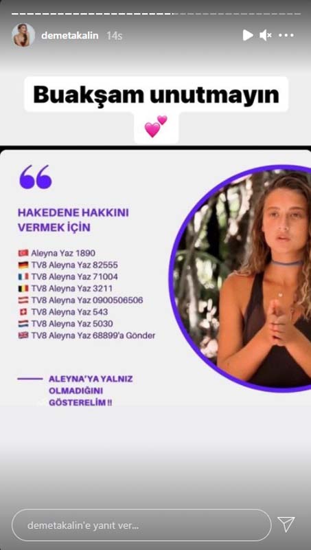Demet Akalın’dan Survivor yarışmacısı Aleyna Kalaycıoğlu'nun kaderini etkileyecek hamle! Acun çileden çıkacak!