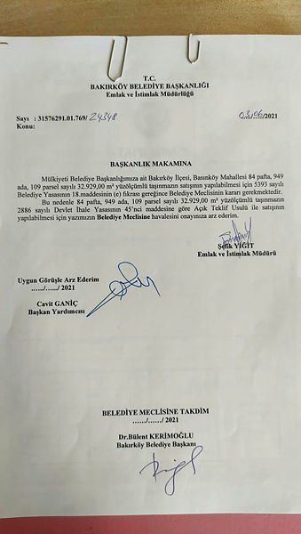 CHPli Bakırköy Belediyesi'nden onay geldi: Koru Florya'nın yanındaki deprem toplanma alanı satılıyor!