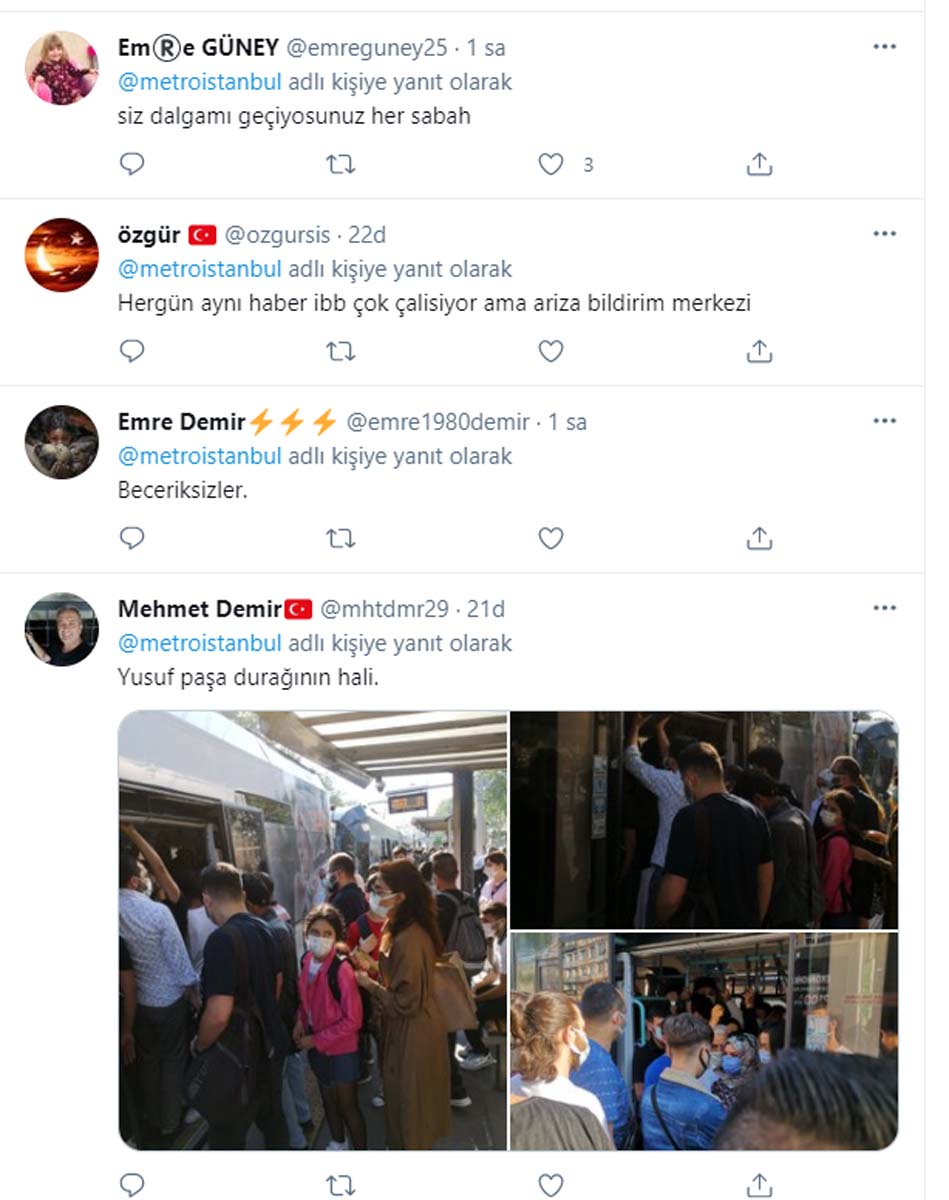 Yenikapı-Atatürk Havalimanı ve M1B Yenikapı-Kirazlı Metro Hattı'nda seferler yapılamadı, vatandaş isyan etti 