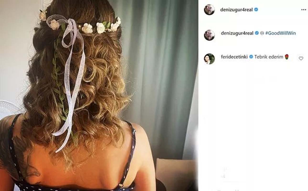 Dizi aşkı nikah masasında sonlandı! Deniz Uğur rol arkadaşı Erdinç Gülener ile evlendi!