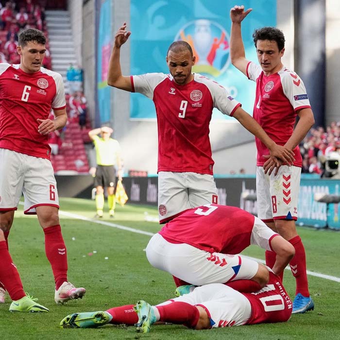 Danimarka-Finlandiya maçı askıya alındı!