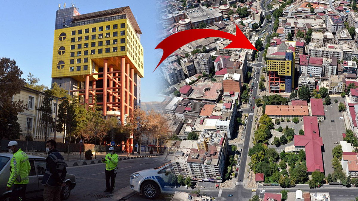 İlgi odağı haline gelmişti! Google'ın 'dünyanın en saçma binası' olarak gösterdiği Kahramanmaraş'takibina yıkılıyor!