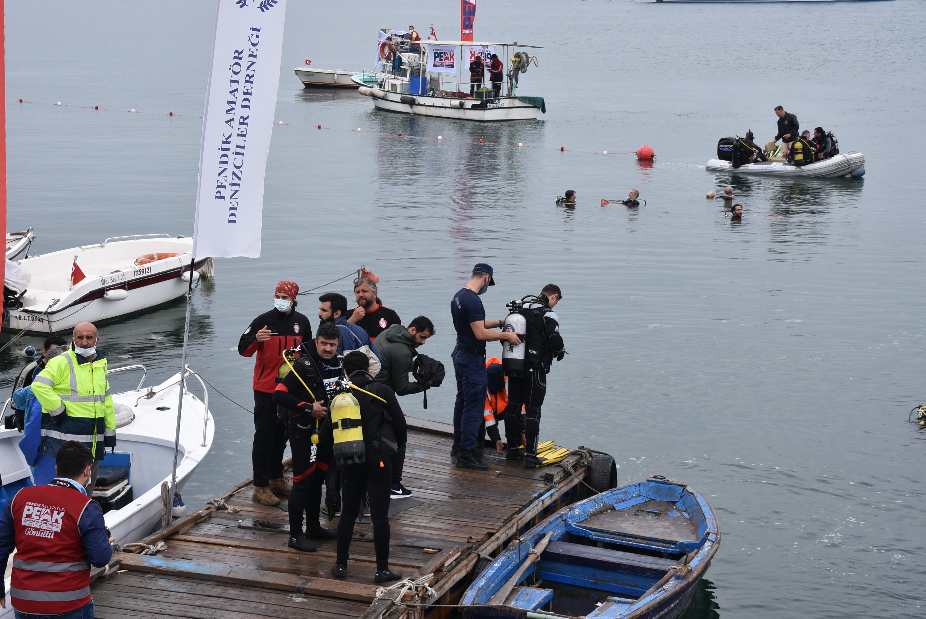 Marmara mücadelesine Pendik Belediyesinden büyük destek! Deniz dibindeki atıklar temizlendi