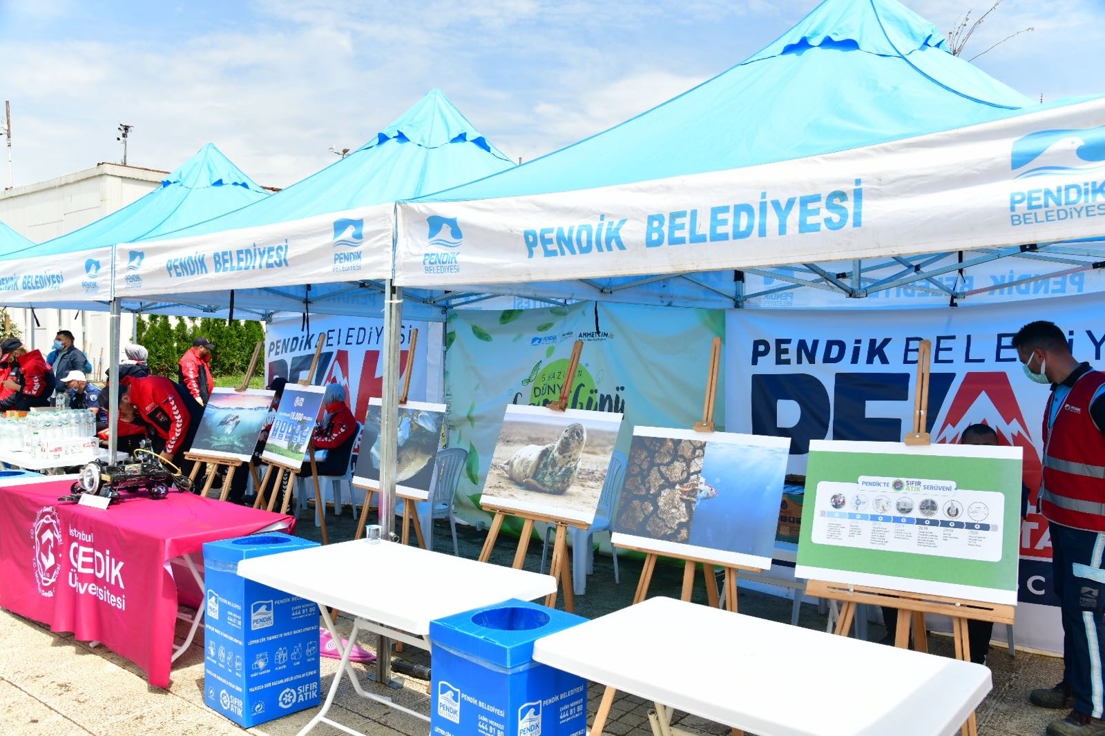 Marmara mücadelesine Pendik Belediyesinden büyük destek! Deniz dibindeki atıklar temizlendi