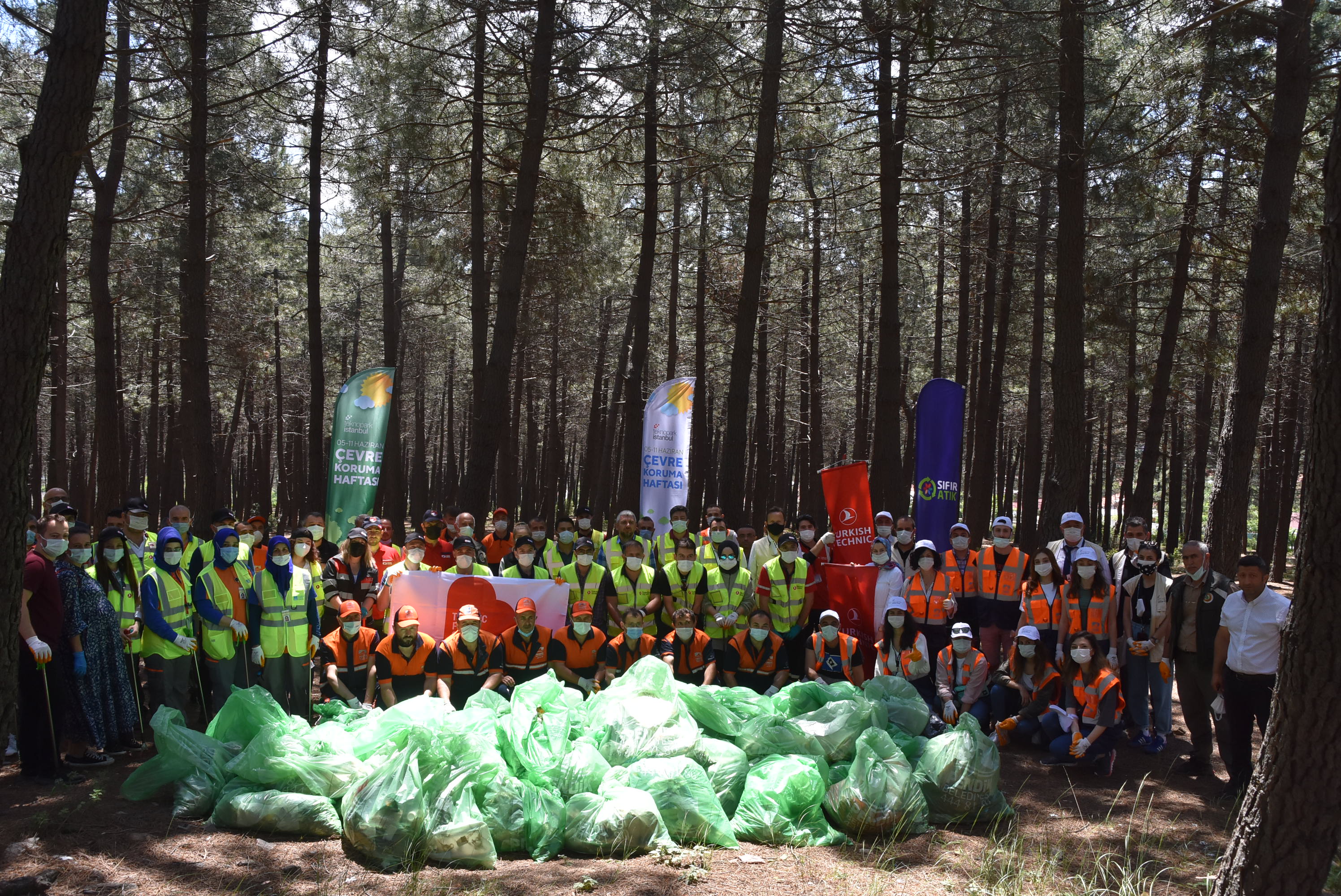 Çevre bilinci için harekete geçildi! Pendikin incisi Aydos Ormanında büyük temizlik