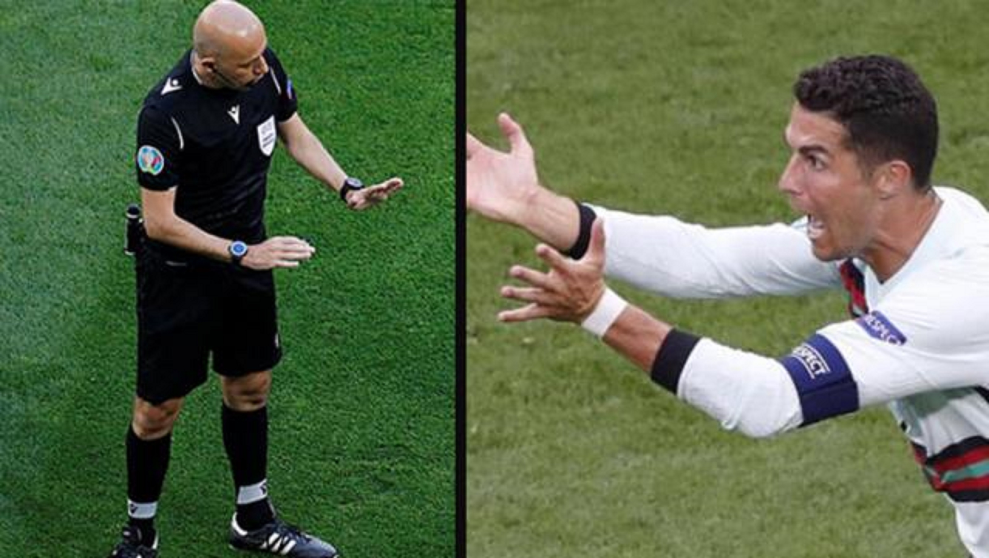 Tepkileri maça damga vurdu! Türk hakem Cüneyt Çakır, dünya yıldızı Ronaldoyu çılgına çevirdi