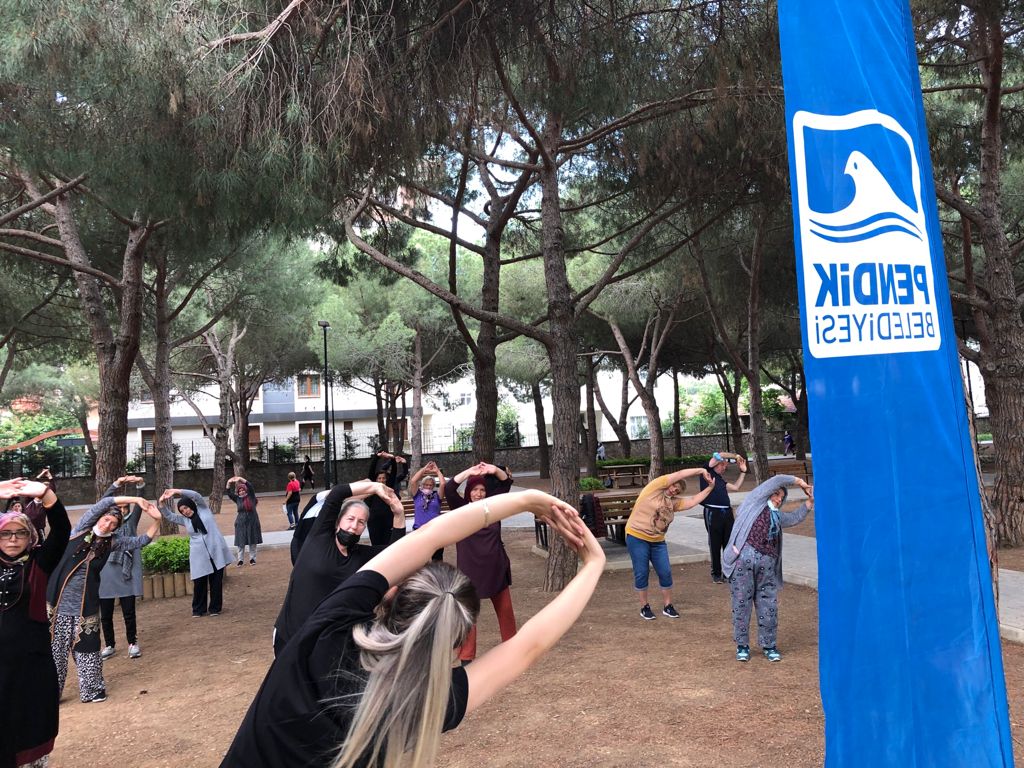 Pendikli vatandaşlar güne sabah sporuyla başlıyor