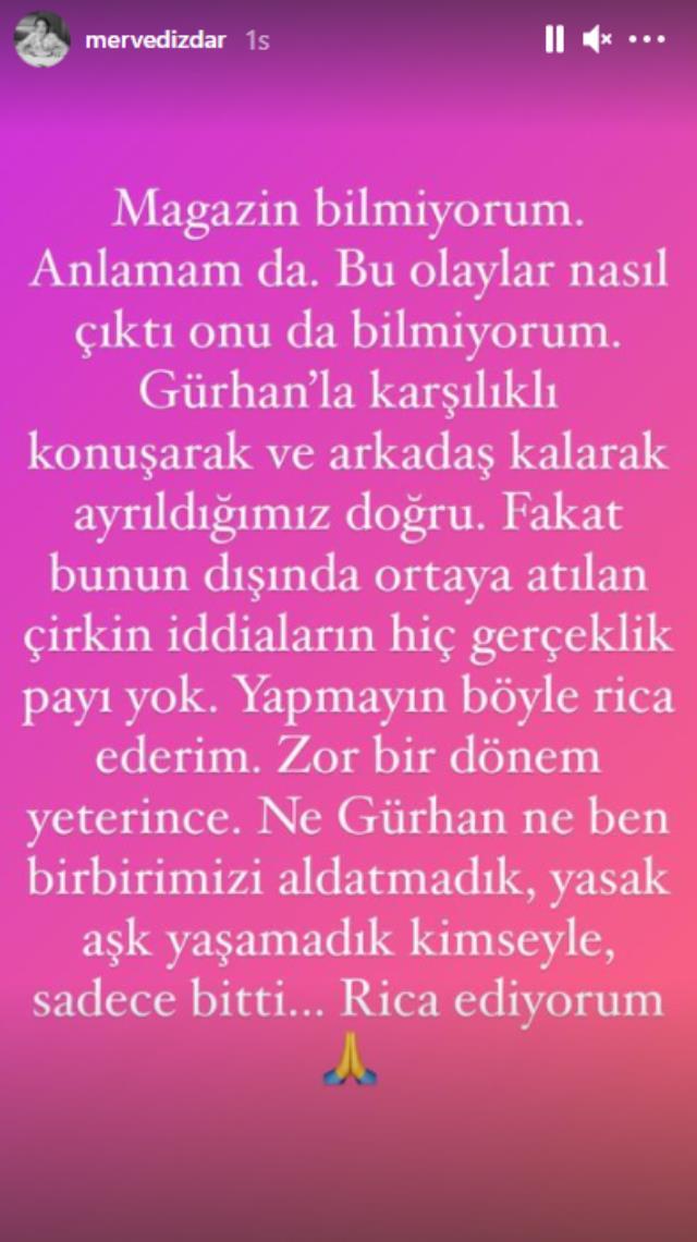 Ayrılık haberiyle gündeme bomba gibi düştüler! Merve Dizdar ve Gürhan Altundaşar tek celsede boşanmış!