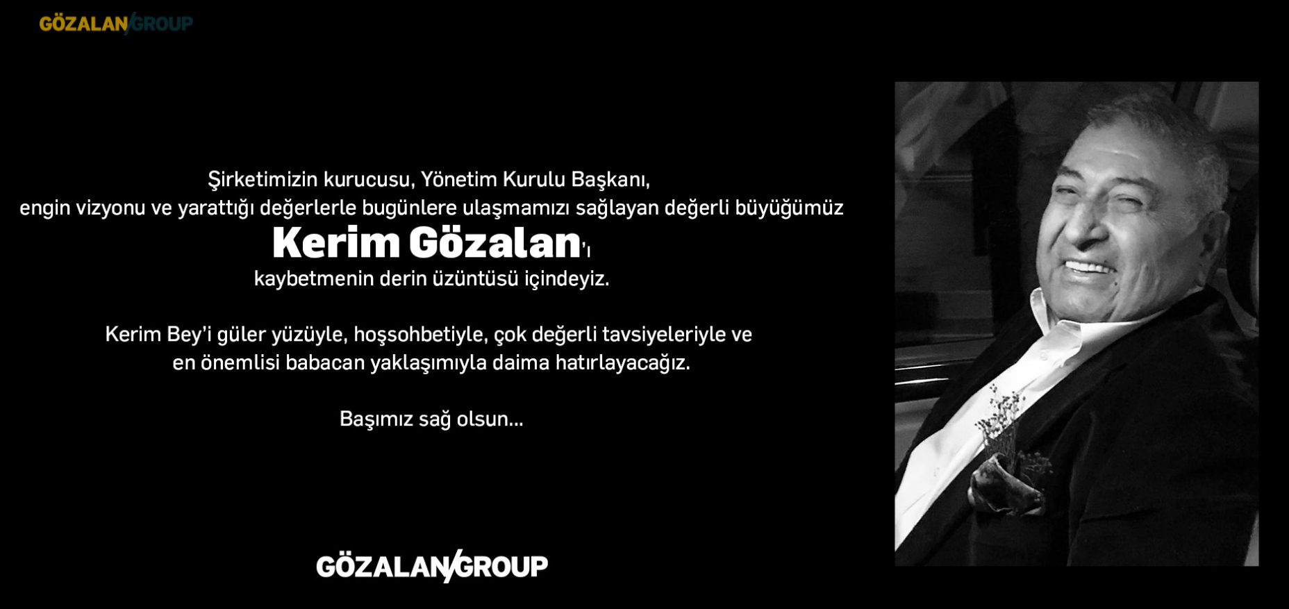 Son dakika |Acı haber: İş insanı Kerim Gözalan hayatını kaybetti