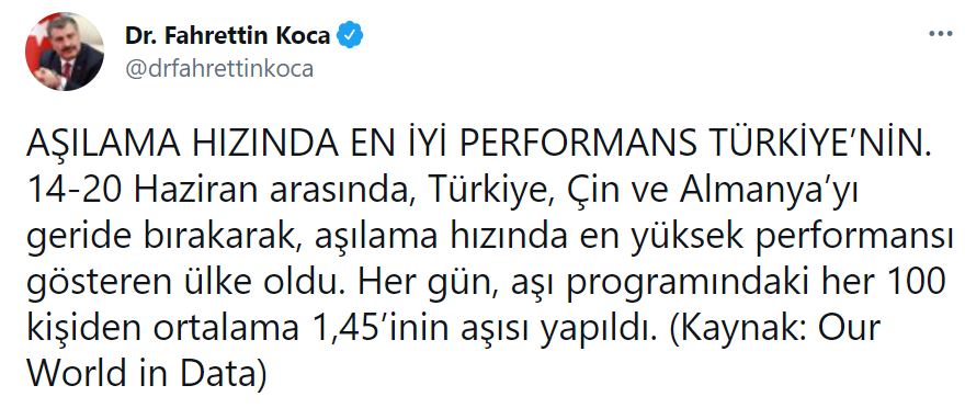 Son dakika | Geçen hafta kaç doz aşı yapıldı? Bakan Koca'dan flaş açıklama