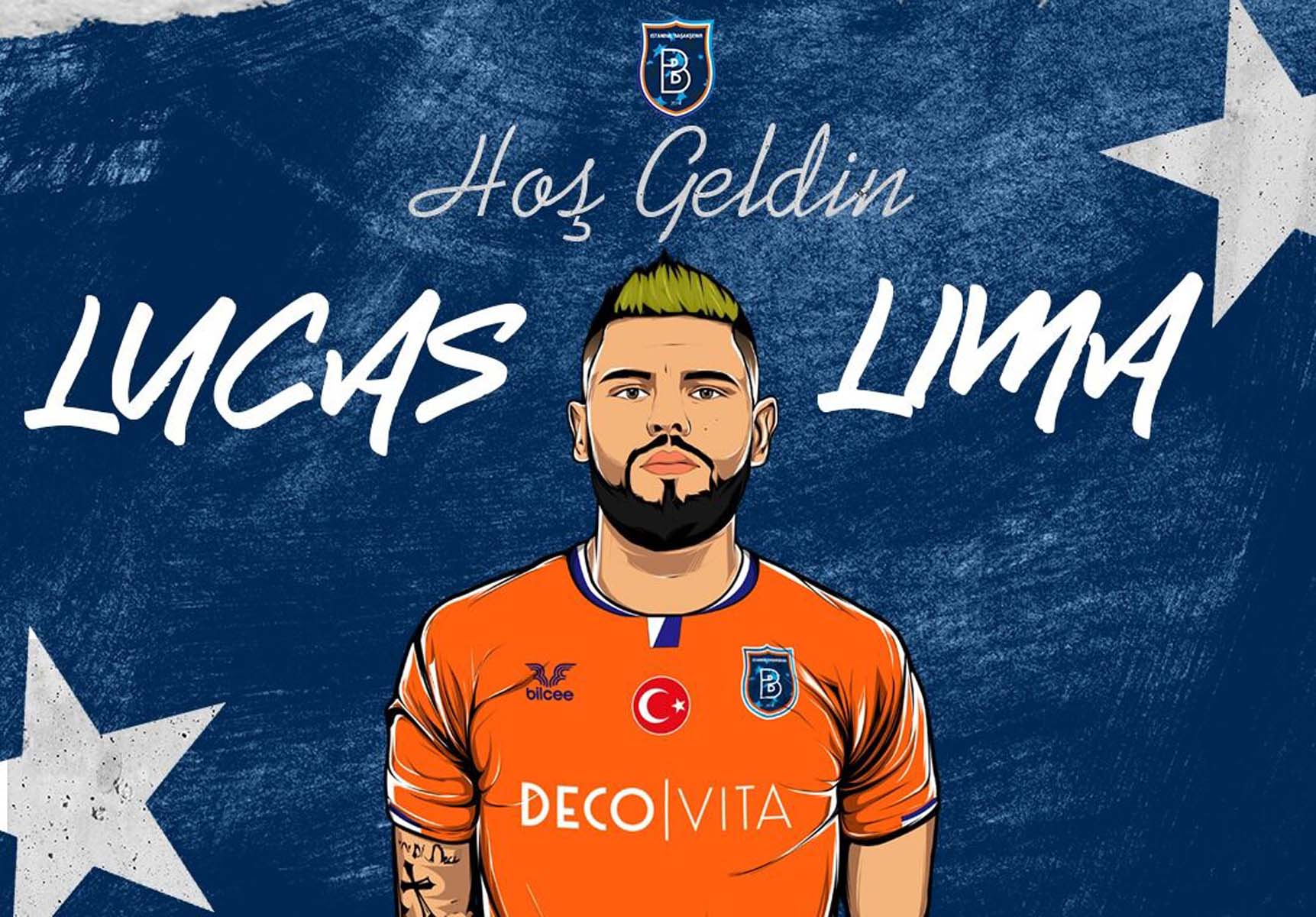 İstanbul Başakşehir, yeni sol bekini açıkladı: Lucas Lima ile 3 yıllık sözleşme imzalandı