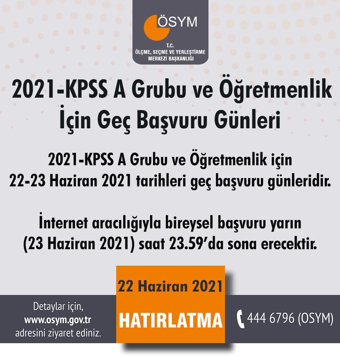KPSS geç başvuru başladı mı 2021? KPSS geç başvuru ücreti ne kadar? ÖSYM ile KPSS geç başvuru yap!