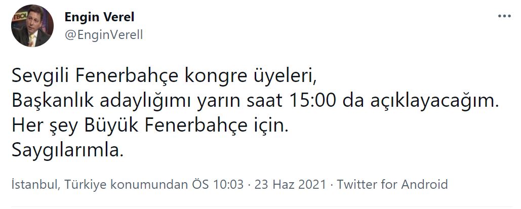 Engin Verel kimdir? Nereli ve kaç yaşında? | Engin Verel Twitter