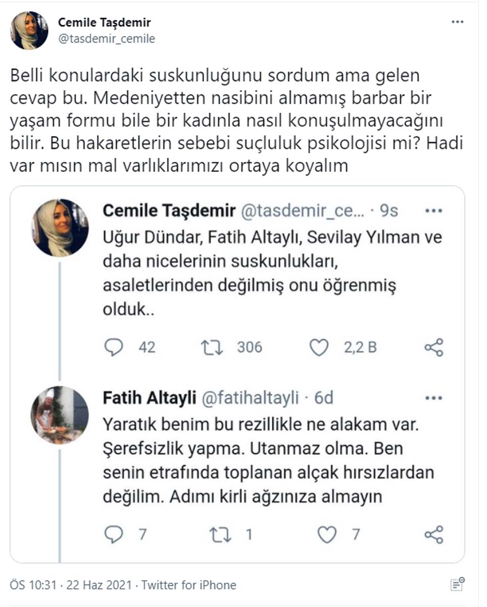 Cemil Taşdemir'in sosyal medya paylaşımı Fatih Altaylı'yı çileden çıkardı! Verdiği yanıt sosyal medyayı salladı!