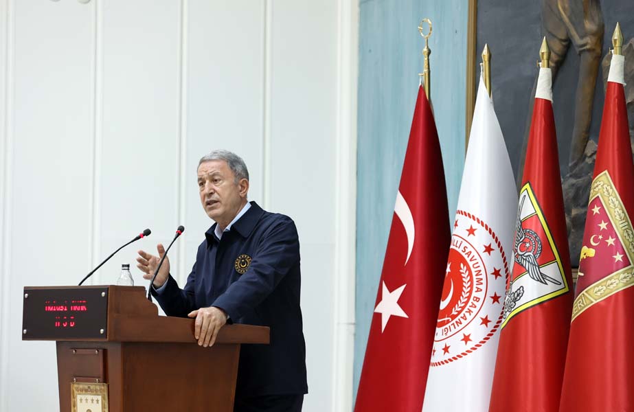 SON DAKİKA! Bakan Akar'dan PKK/YPG açıklaması: Müttefik desteği kabul edilemez!