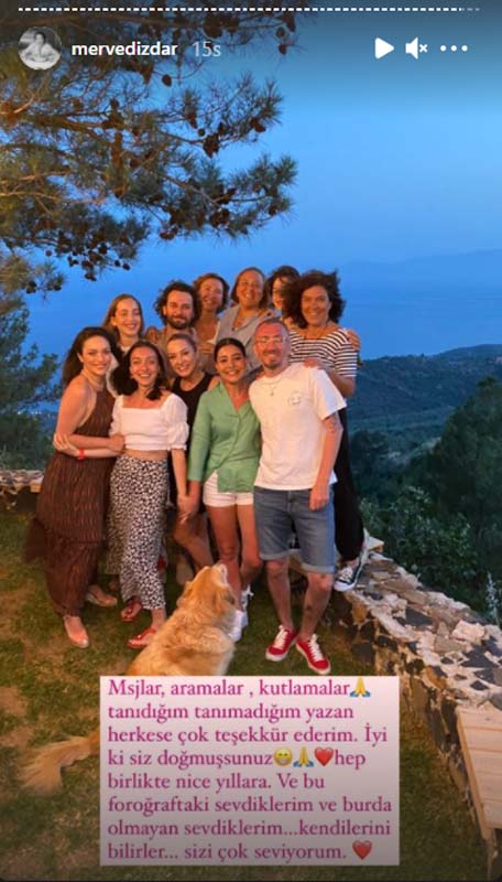 Ayrılığın ardından tatile çıktı! Masumlar Apartmanı'nın Gülben'i Merve Dizdar'a sürpriz doğum günü!