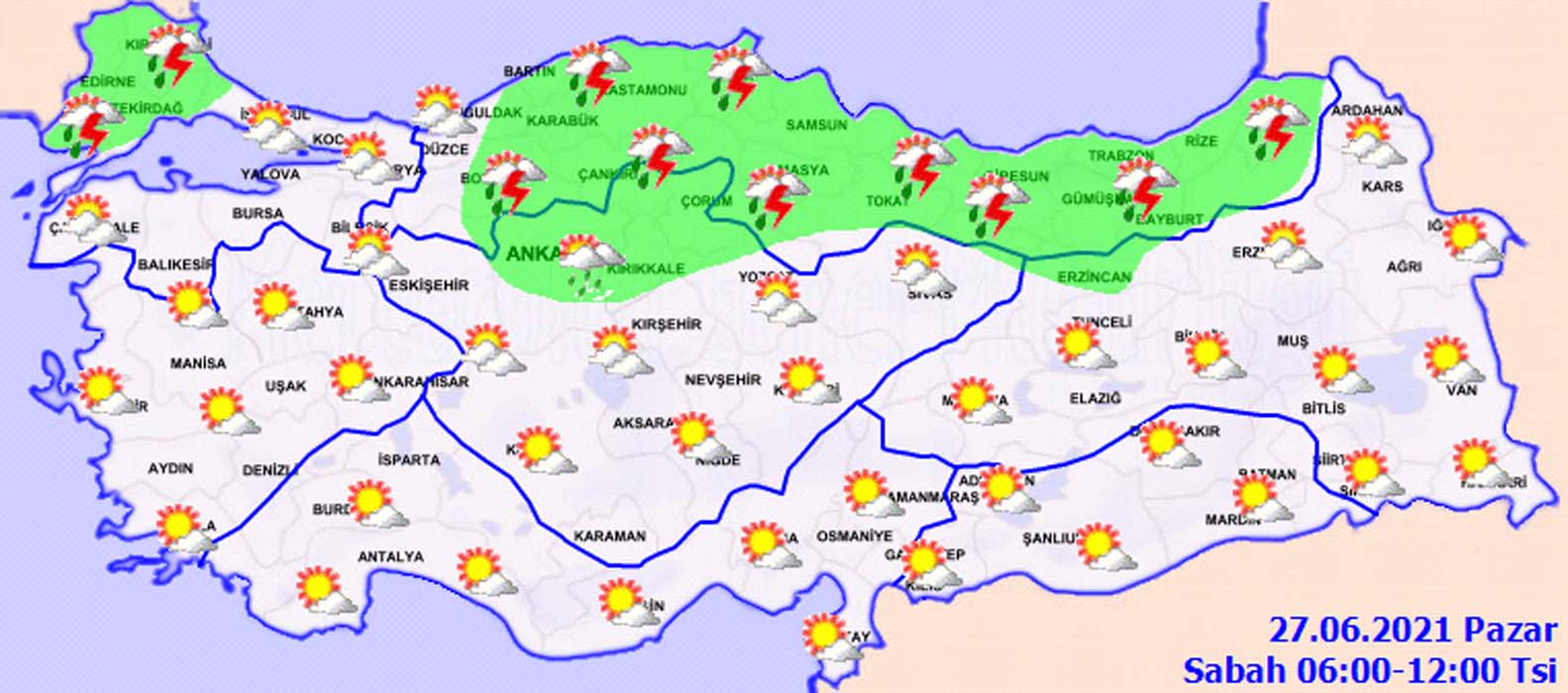 YKS adayları yola sakın şemsiyesiz çıkmayın! Meteoroloji'den İstanbul dahil bir çok il için sağanak uyarısı!