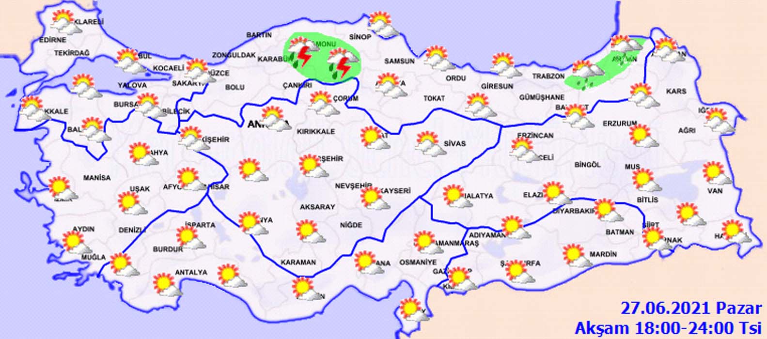 YKS adayları yola sakın şemsiyesiz çıkmayın! Meteoroloji'den İstanbul dahil bir çok il için sağanak uyarısı!