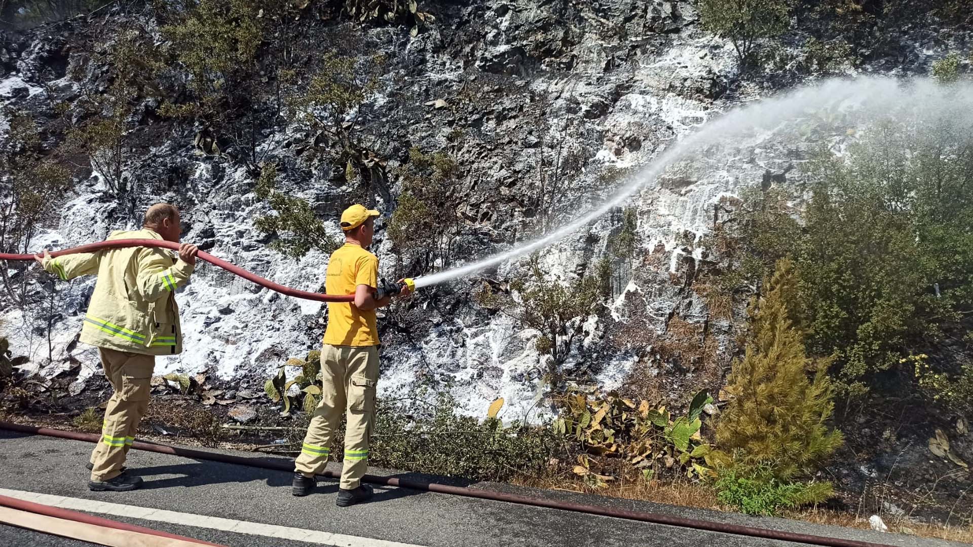 Muğla Ula'da orman yangını! Evler boşaltıldı, Muğla-Fethiye kara yolu ulaşıma kapatıldı