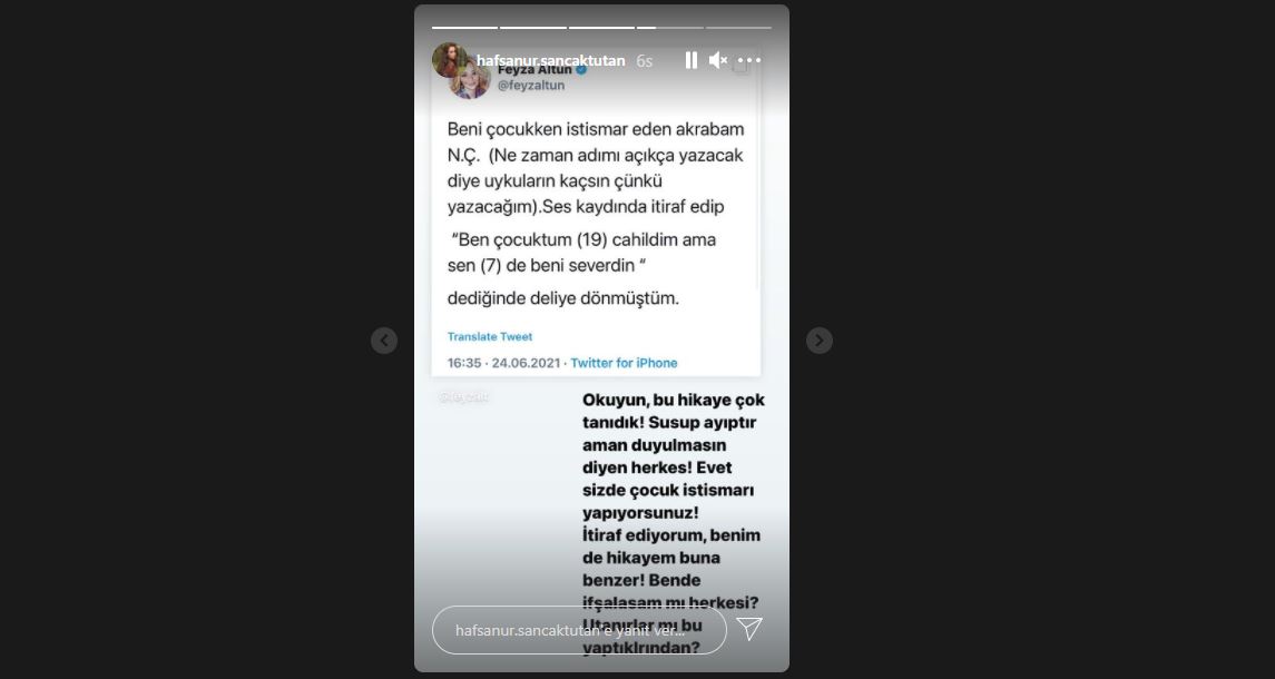 Hafsanur Sancaktutan kimdir? Nereli ve kaç yaşında? | Hafsanur Sancaktutan oynadığı diziler nelerdir? | Hafsanur Sancaktutan istismar açıklaması