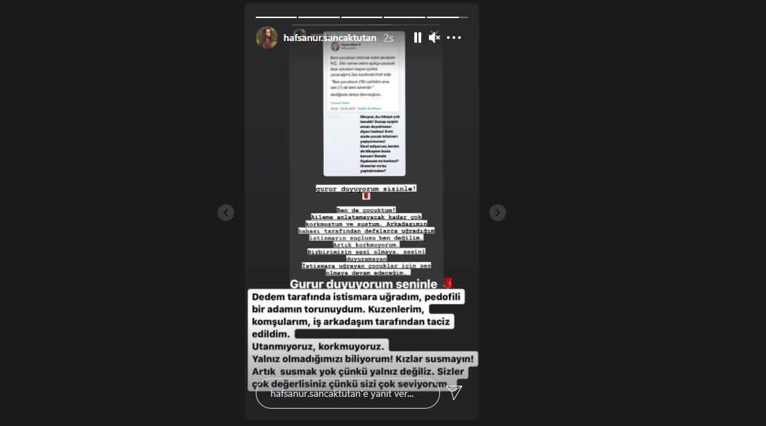 Hafsanur Sancaktutan kimdir? Nereli ve kaç yaşında? | Hafsanur Sancaktutan oynadığı diziler nelerdir? | Hafsanur Sancaktutan istismar açıklaması
