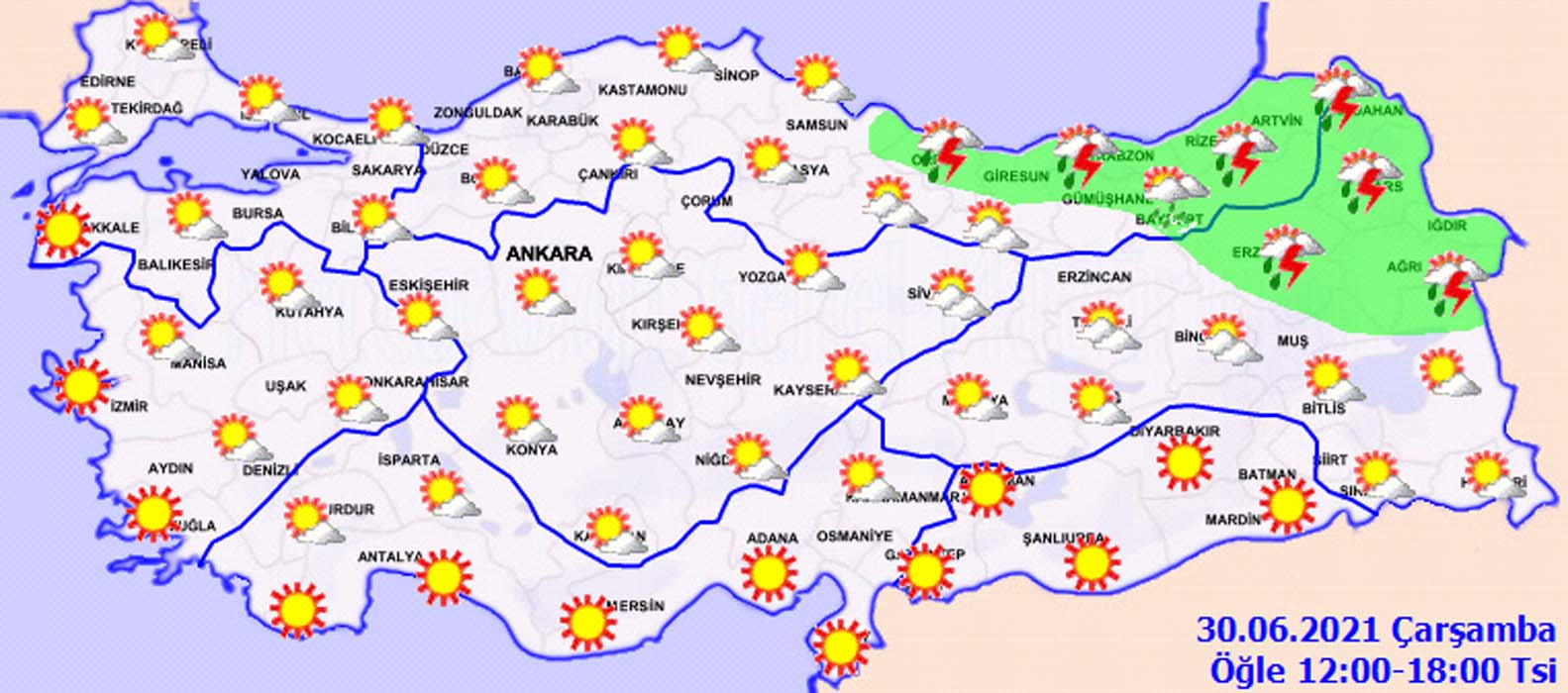 30 Haziran Çarşamba hava durumu: Hava sıcaklıkları korkutan derecelere çıktı! Termometreler 40'ın üzerinde! İşte il il hava durumu...