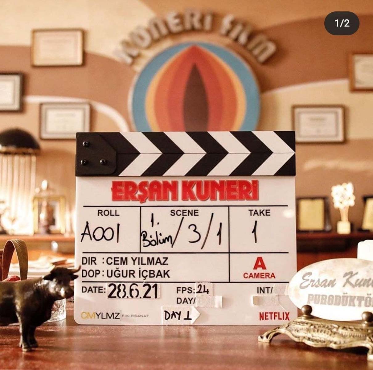 Cem Yılmaz'ın bomba dizisi Erşan Kuneri'nin çekimleri başladı! İşte setten ilk kareler