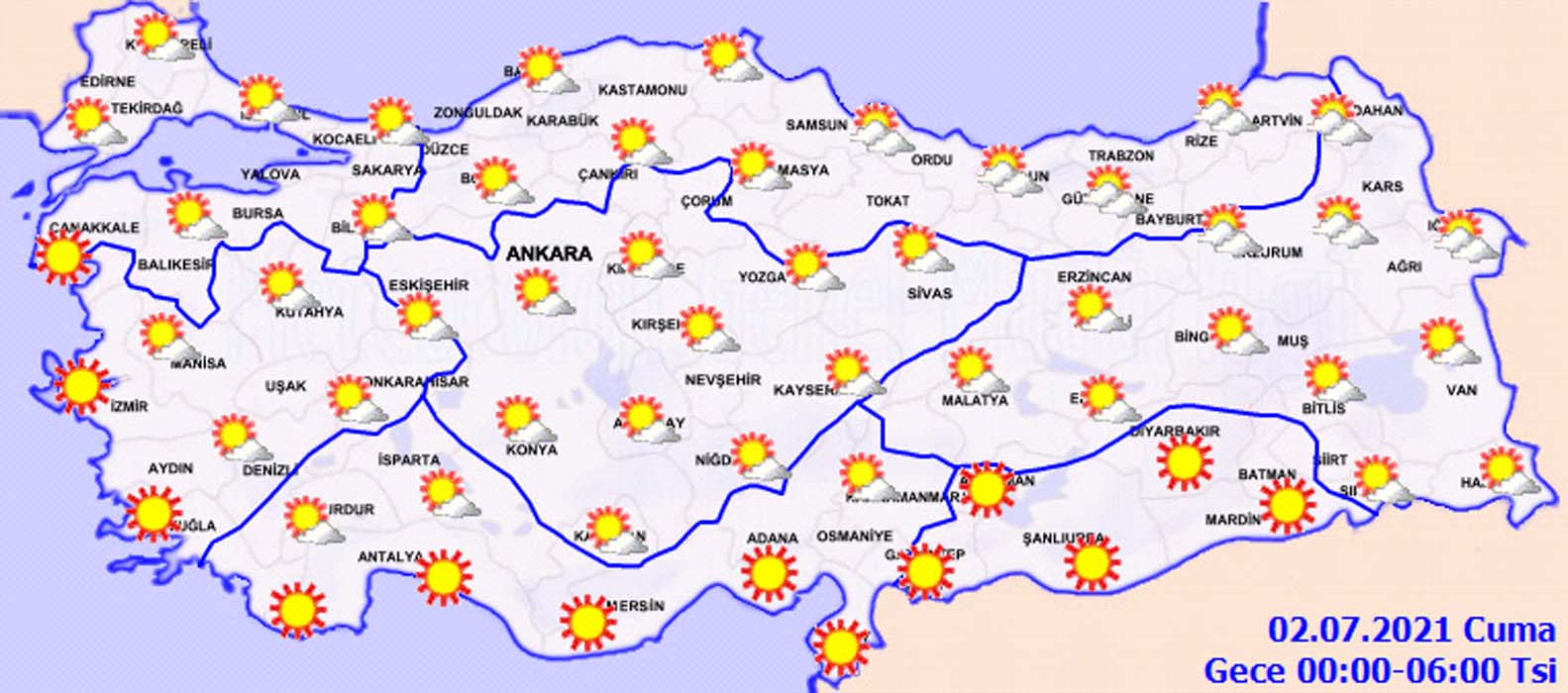 Meteoroloji'den kritik uyarı: Hava sıcaklıkları bunaltacak! O bölgeler dikkat.... (1 Temmuz Perşembe)