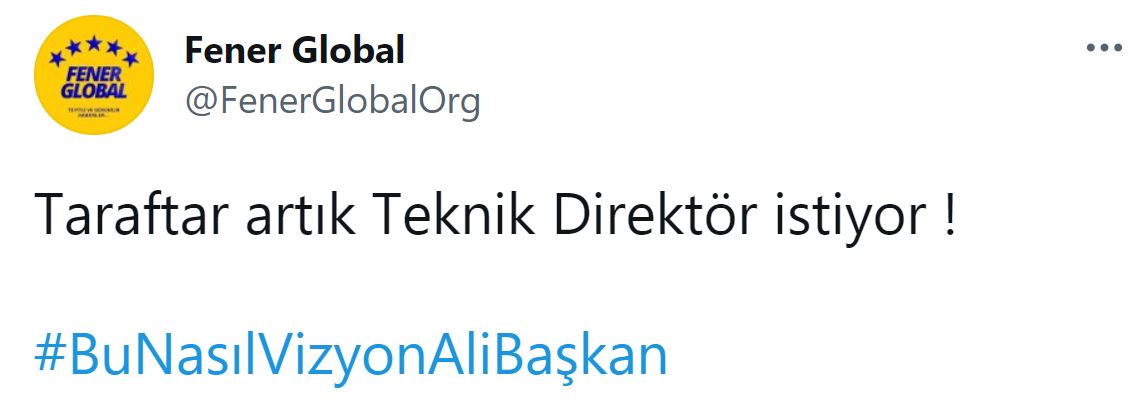 Fenerbahçe taraftarlarından Ali Koç'a tepki: Bu Nasıl Vizyon Ali Başkan!