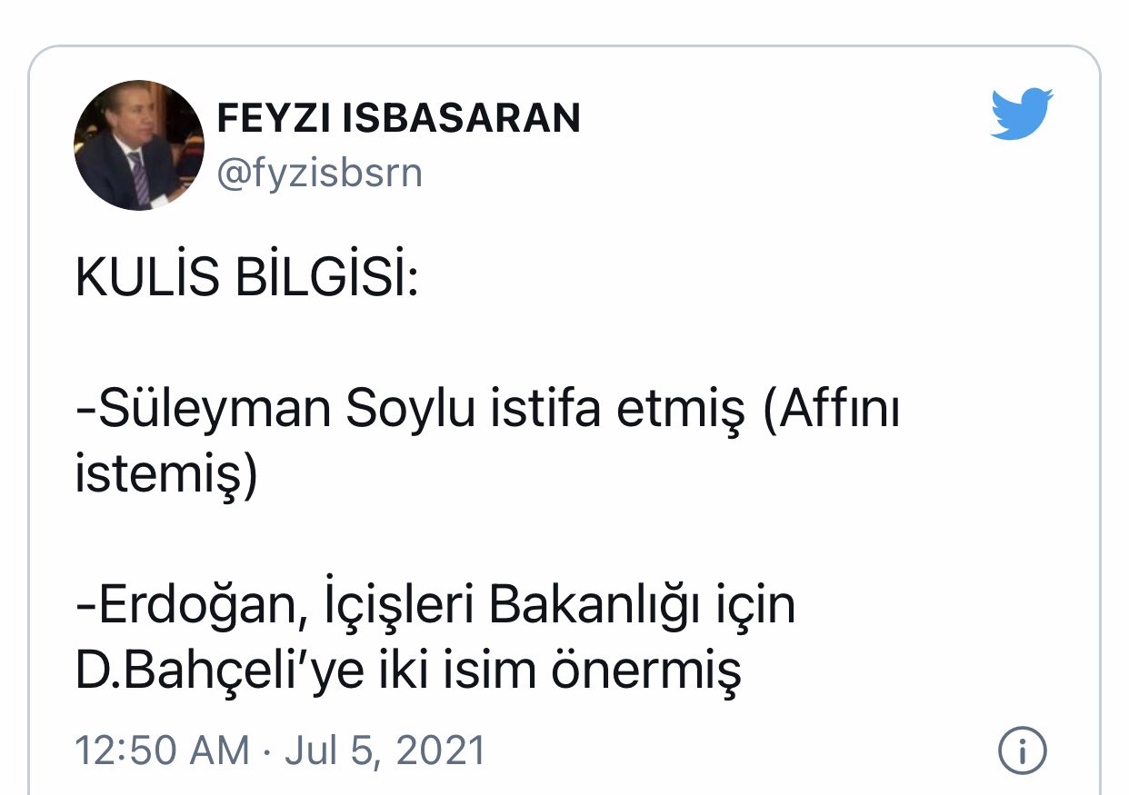 Süleyman Soylu istifa mı etti, son dakika 2021? Süleyman Soylu istifa mı etti neden?