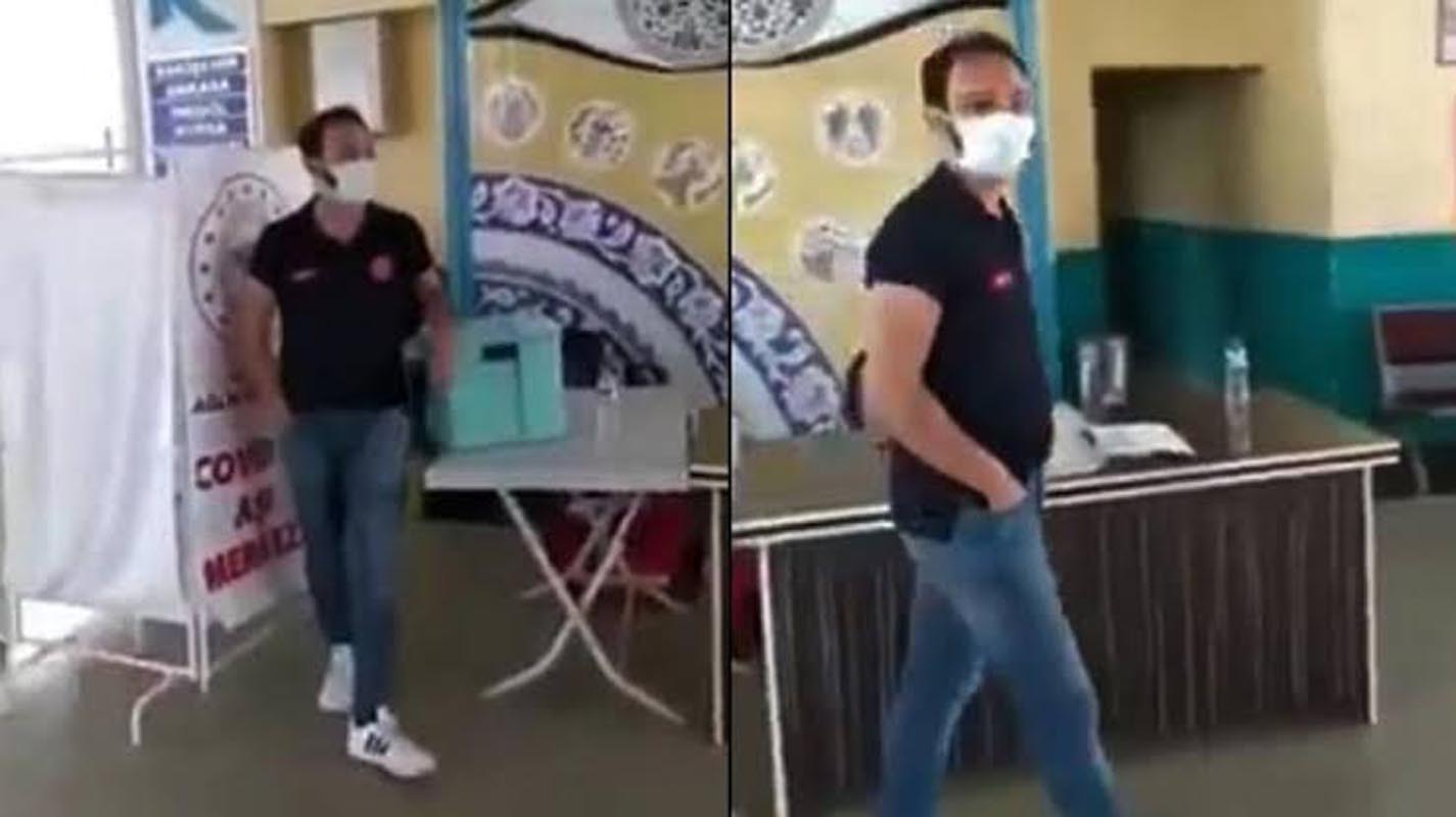 Otogarda vatandaşı aşıya çağıran sağlık çalışanına soruşturma açıldı