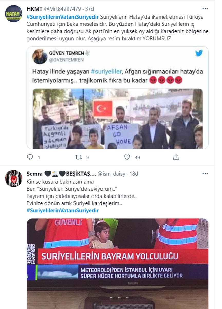 Suriyelilere Kurban Bayramı tepkisi! Sosyal medya paylaşımlarla yıkıldı! Suriyelilerin vatanı Suriye dir 