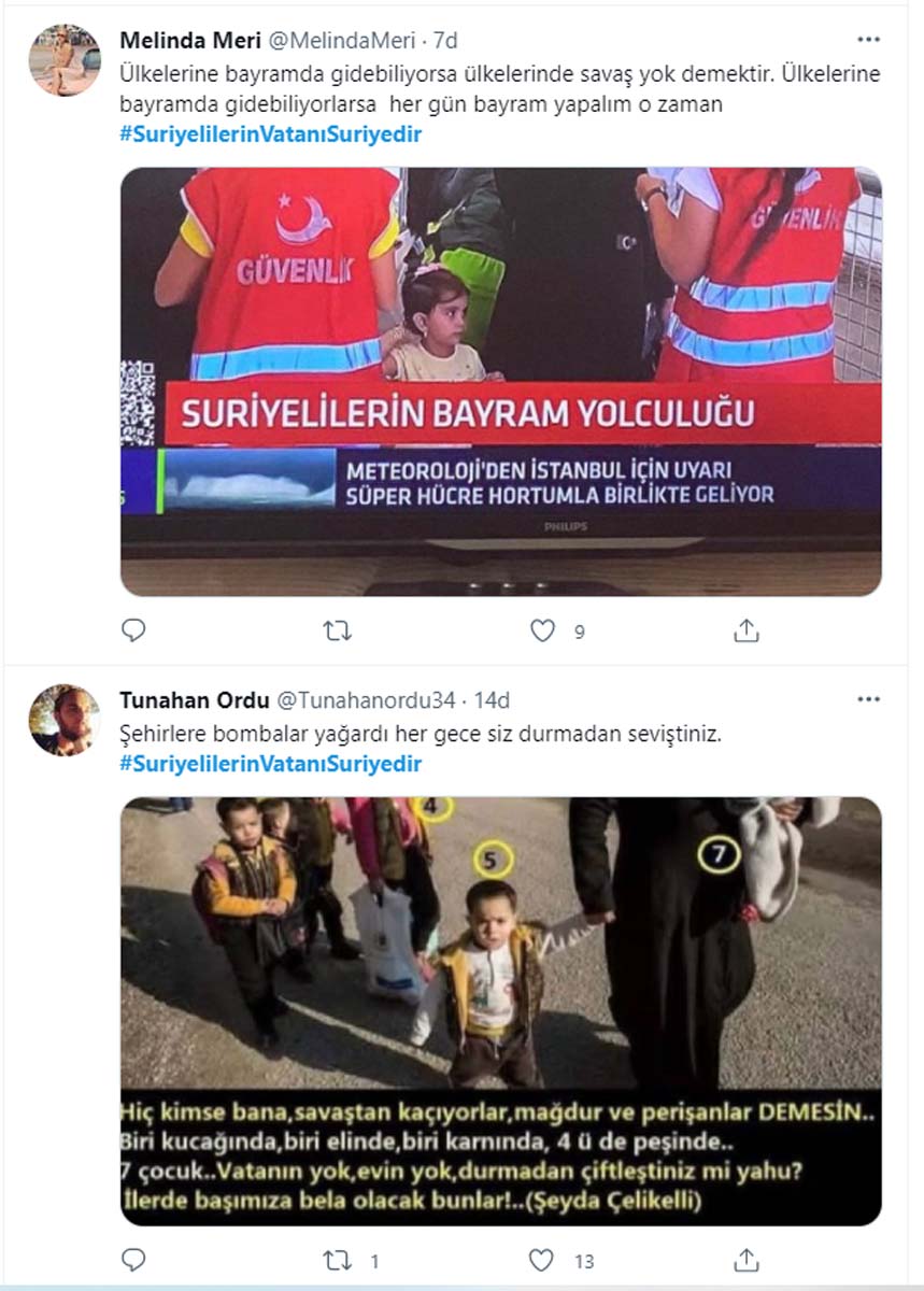 Suriyelilere Kurban Bayramı tepkisi! Sosyal medya paylaşımlarla yıkıldı! Suriyelilerin vatanı Suriye dir 