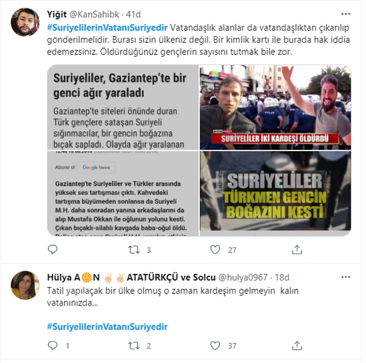 Suriyelilere Kurban Bayramı tepkisi! Sosyal medya paylaşımlarla yıkıldı! Suriyelilerin vatanı Suriye dir 