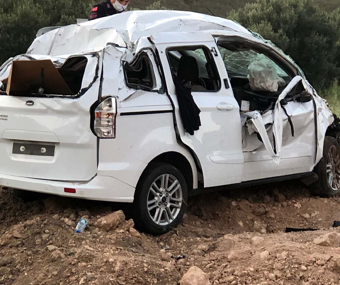 Araçları takla attı! Ankara'dan dönen Somalı maden işçilerinden acı haber 