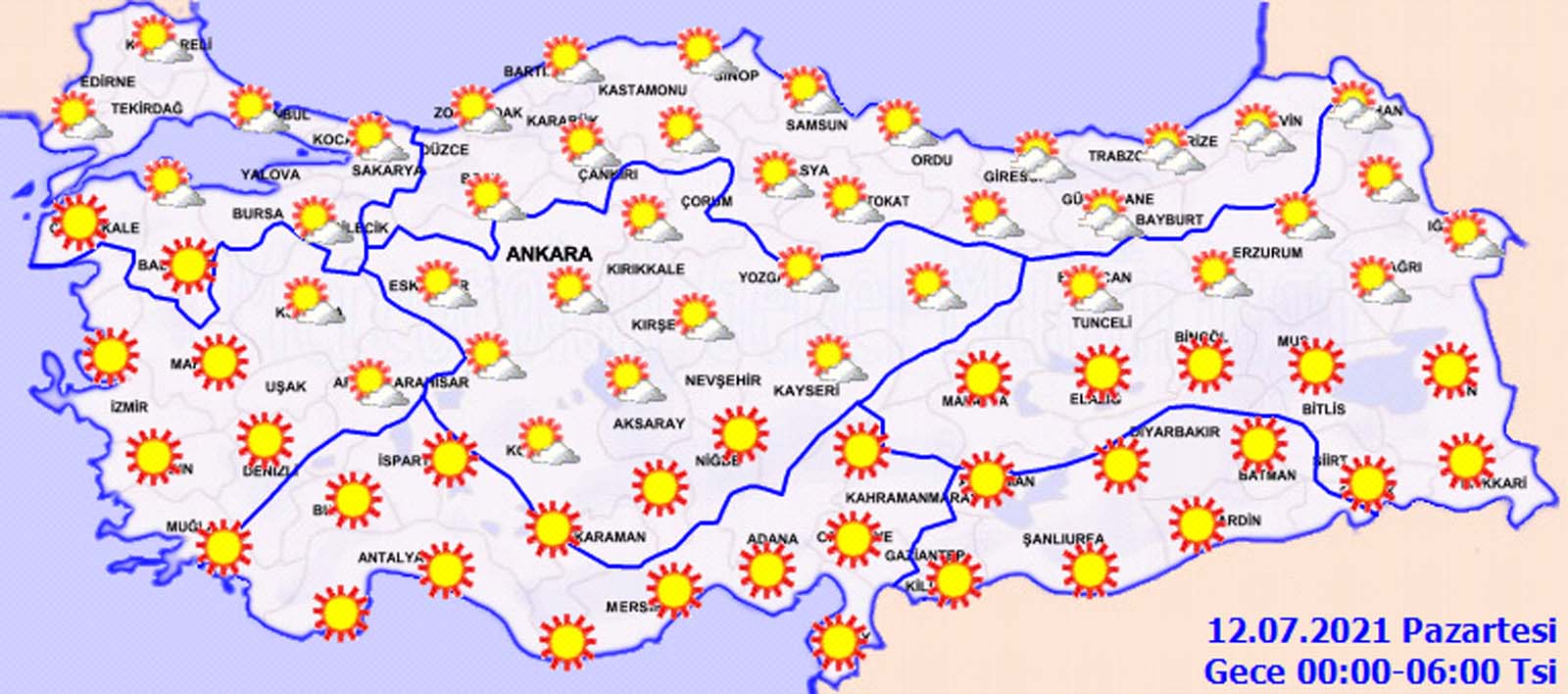 Meteoroloji'den 11 Temmuz Pazar hava durumu uyarısı: Bir çok il sağanak yağışa teslim olacak! Sel, su baskını ve yıldırıma dikkat....