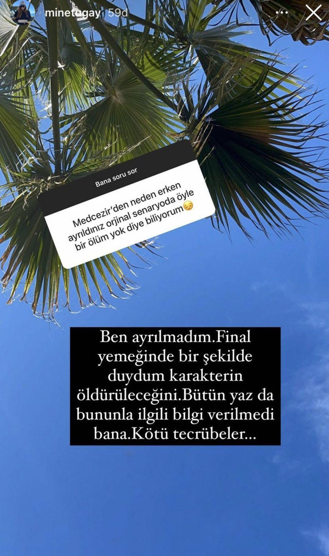 Mine Tugay'dan gelen Medcezir itirafı gündeme bomba gibi düştü! Gerçekler yıllar sonra ortaya çıktı