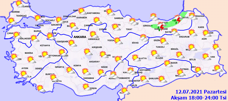 Kavurucu sıcaklar geri döndü: Mevsim normallerinin üzerine çıkacak! | 12 Temmuz Pazartesi hava durumu