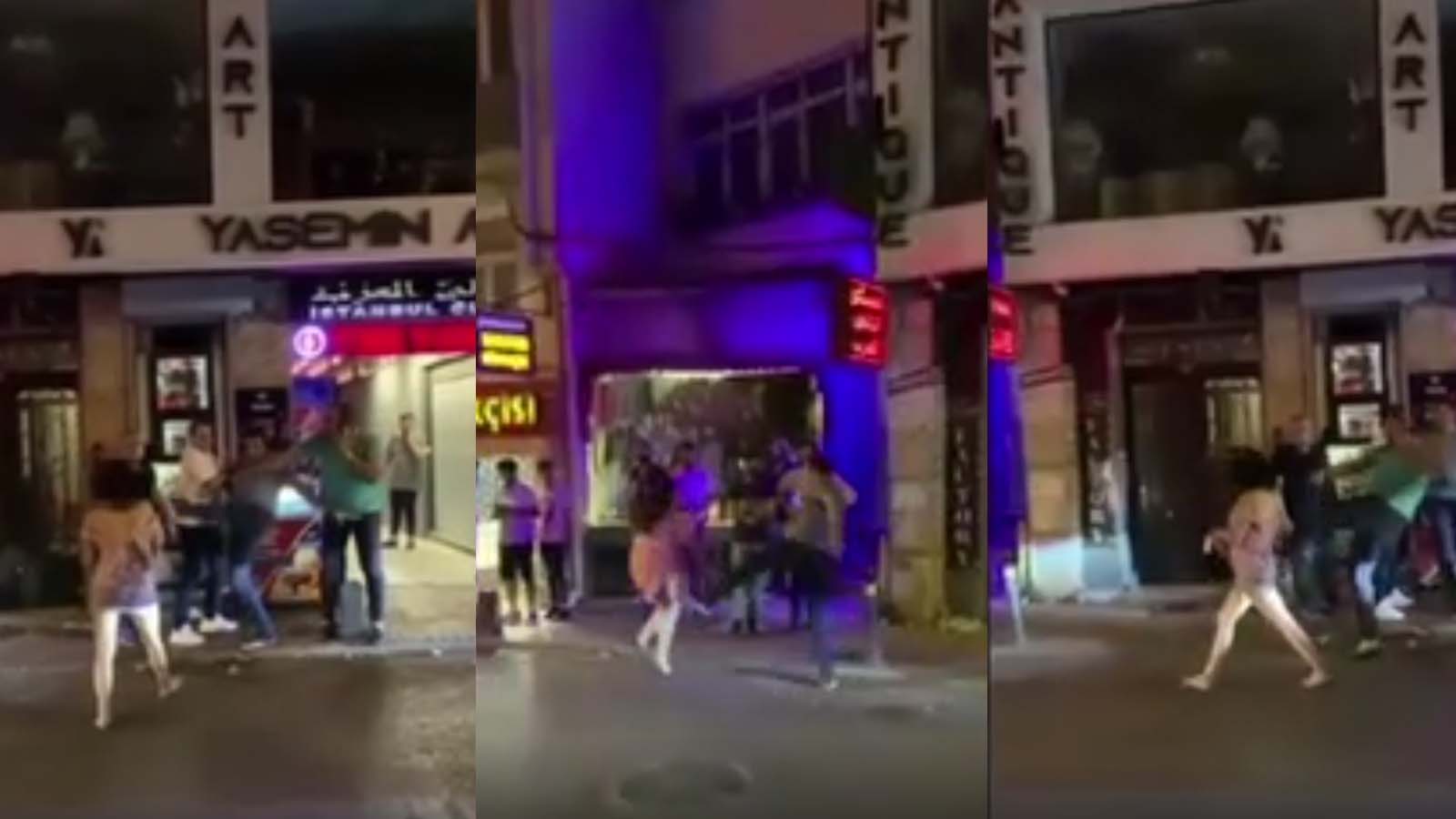 Sokak artasında dehşeti yaşattılar! Saçlarından tutup yerlerde sürükledi, tekme attı, küfürler savurdu 