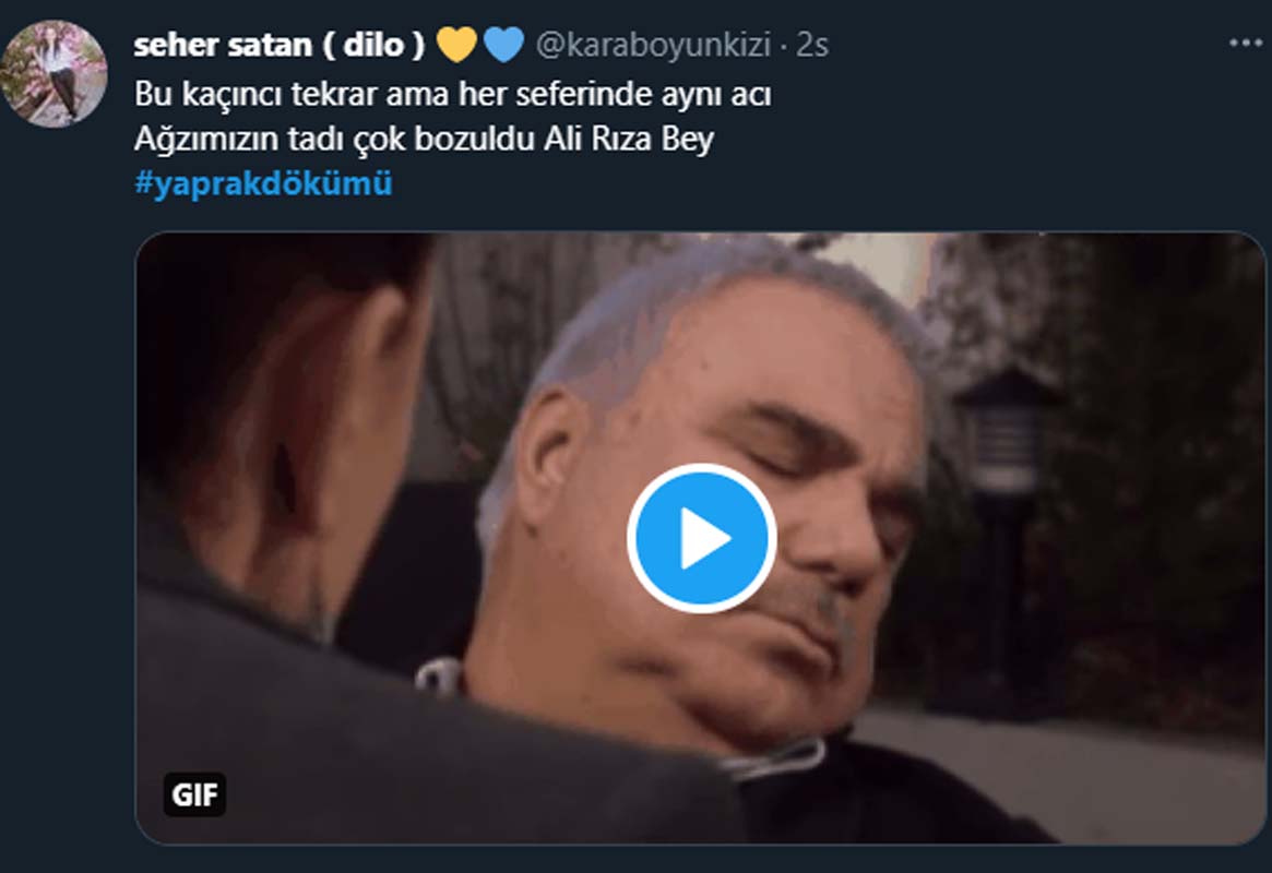 Yaprak Dökümü 15 yıl sonra sosyal medyayı sallamayı başardı! Final bölümünü ilk günkü heyecanla izleyenler diziyi gündeme getirdi!