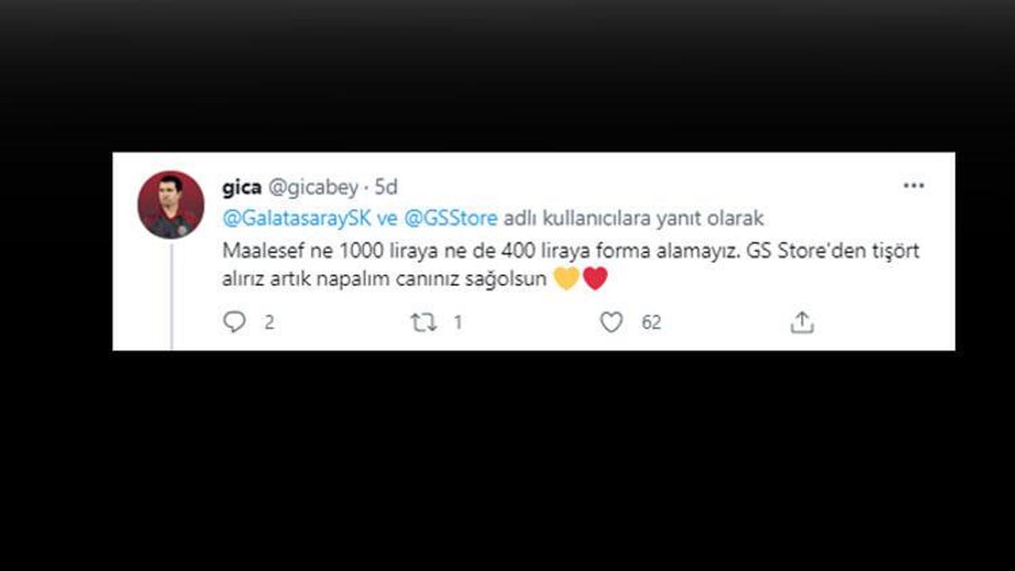 Galatasaray taraftarından forma fiyatlarına eleştiri!