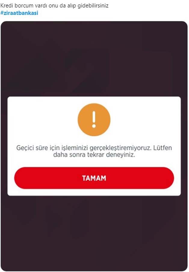 Ziraat Bankası'na neden girilmiyor 2021? Ziraat Bankası sistem çöktü yorumları 2021