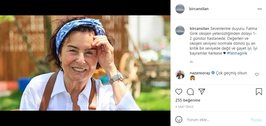 Fatma Girik'in sağlık durumu nasıl? Yeşilçam'ın usta ismine dair ilk açıklama geldi