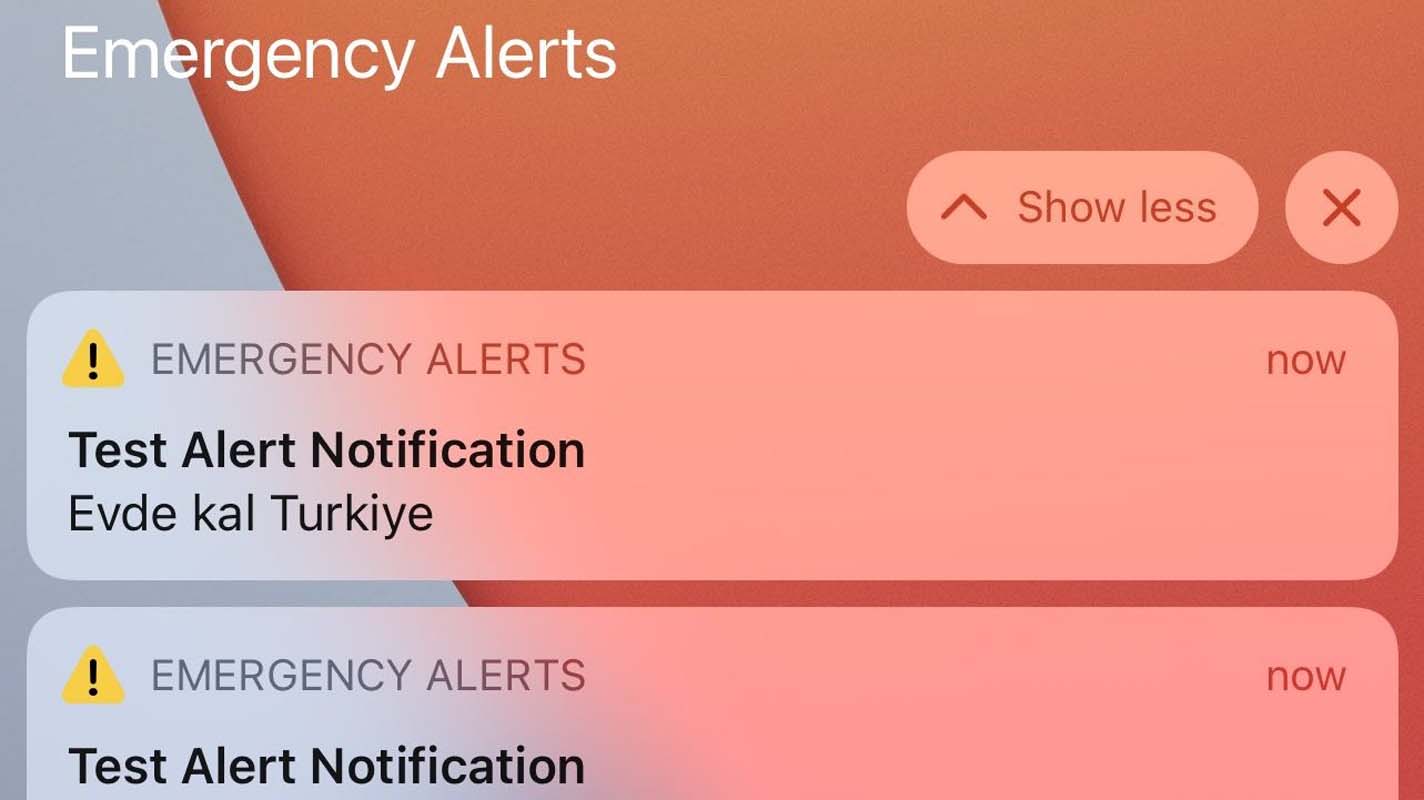 Iphone kullanıcılarına sabah saatlerinde acil durum uyarısı! Evde kal Türkiye