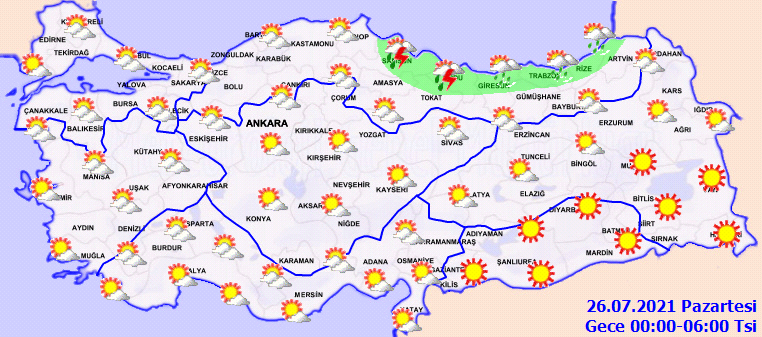 Sıcaktan bunalanlara müjde! O iller için gök gürültülü sağanak yağış uyarısı! İşte il il hava durumu