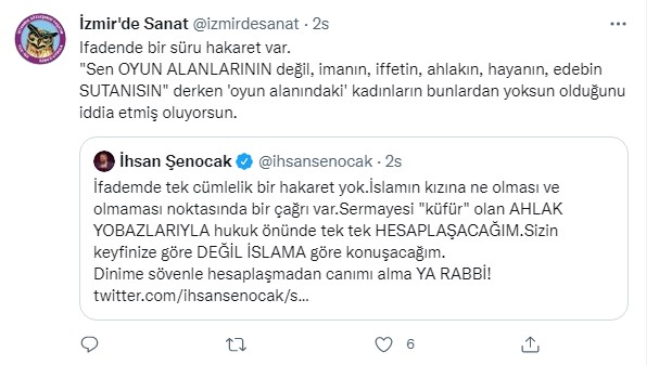 İhsan Şenocak'tan tepki çeken paylaşım!