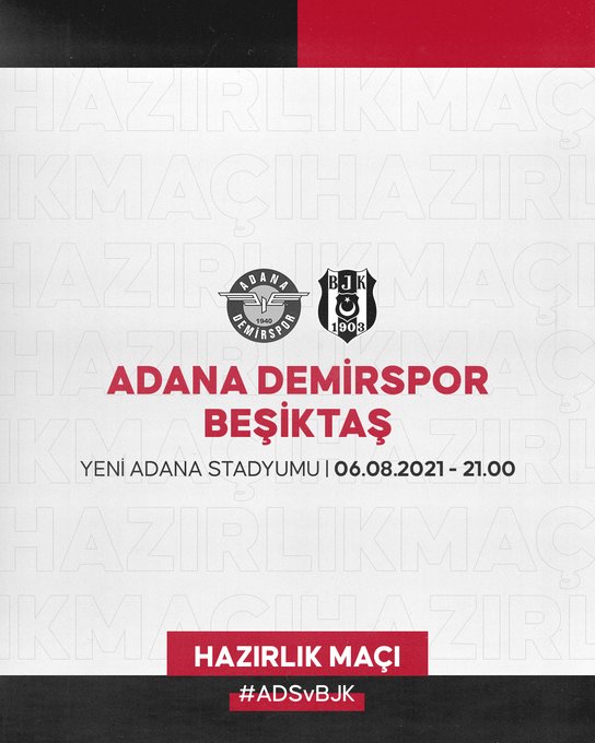 Beşiktaş - Adana Demirspor hazırlık maçı ne zaman, saat kaçta, hangi kanalda?