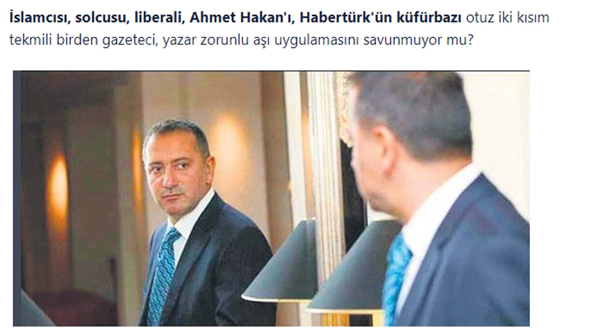 Melih Altınok'tan Fatih Altaylı için olay ifade: Habertürk'ün küfürbazı otuz iki kısım tekmili birden gazeteci,